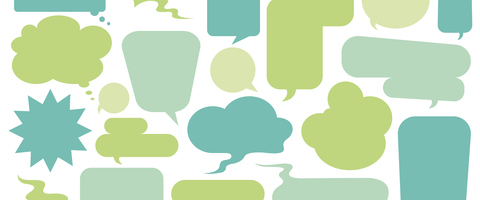 35456-resize480x359-crop480x200.jpg (Collection of colorful speech bubbles...