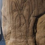 Stèle gravée de Luffang (Morbihan) musée de Carnac